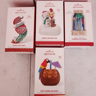 Lot of 7 Hallmark Keepsake Christmas Tree ornaments