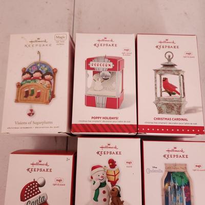 Lot of 7 Hallmark Keepsake Christmas Tree ornaments