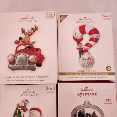 Lot of 5 Hallmark Keepsake Christmas Tree ornaments