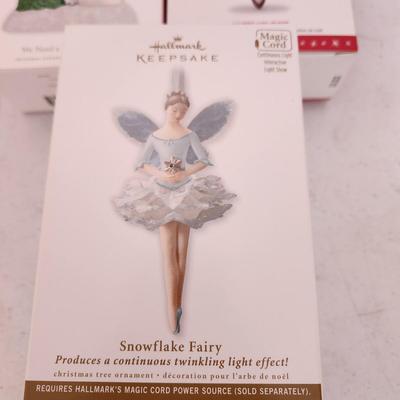 Lot of 5 Hallmark Keepsake Christmas Tree ornaments