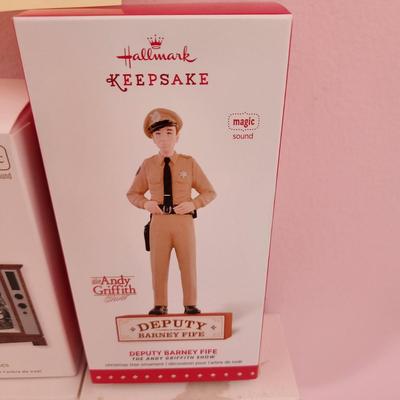 Lot of 4 Hallmark Keepsake Christmas Tree ornaments Andy Griffith Beverly Hillbillies