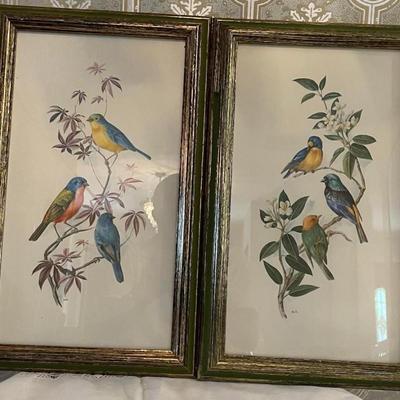 Two Signed Bird Lithographs