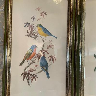 Two Signed Bird Lithographs