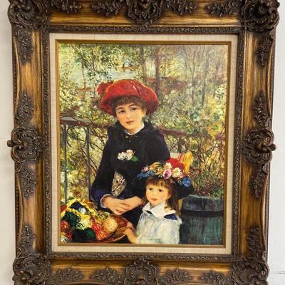 Pierre-Auguste Renoir Inspired Painting