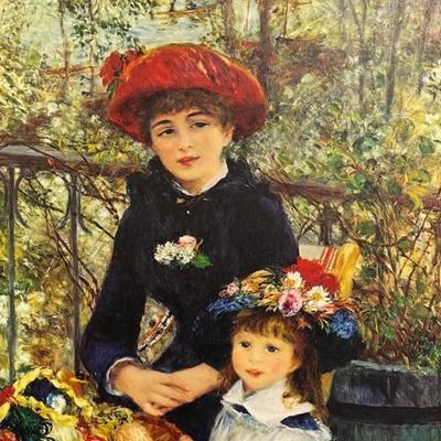 Pierre-Auguste Renoir Inspired Painting
