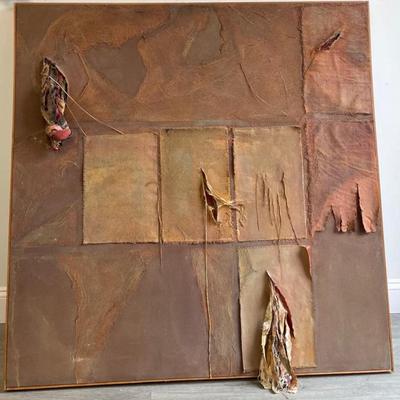 Oil on Canvas Painting by Syril Ronis
