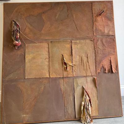 Oil on Canvas Painting by Syril Ronis