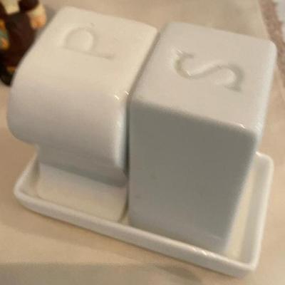 Three Different Salt & Pepper Shakers