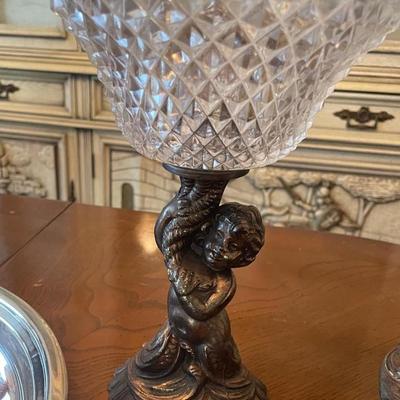 Multiple Silver Plate Trays and Ice Bucket