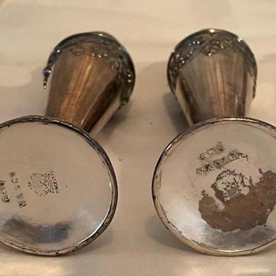 Collection Silverplate Salt Pepper Shakers, Creamer, Oil Crystal Decanters and More
