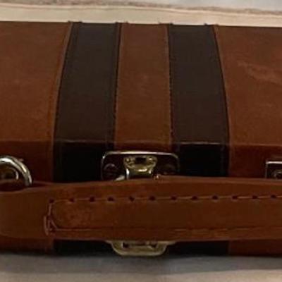 Set of 27 Dominoes in Faux Leather Carry Case w/ Handle