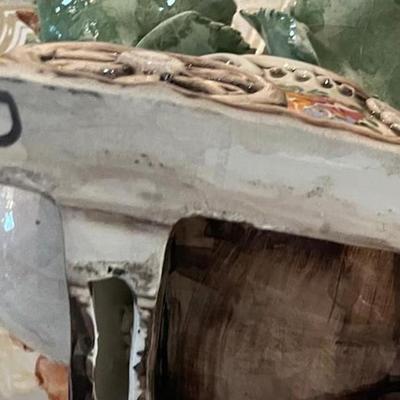 Capodimonte Floral Vase on Wheel