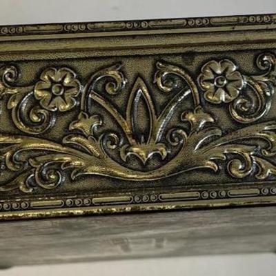 Rembrandt Brass Container w/ Lid