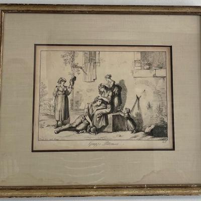 "Gruppo Littoresco" Pinelli Fece 1815