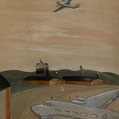 Jimmy Fords Aurospace Watercolor Painting