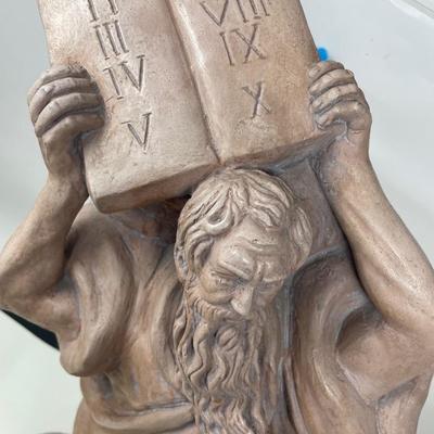 Robust Vintage Moses Ten Commandments Bust