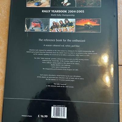2004 Rally Yearbook; Hardcover; ISBN: 2847070710 English Mint Condition