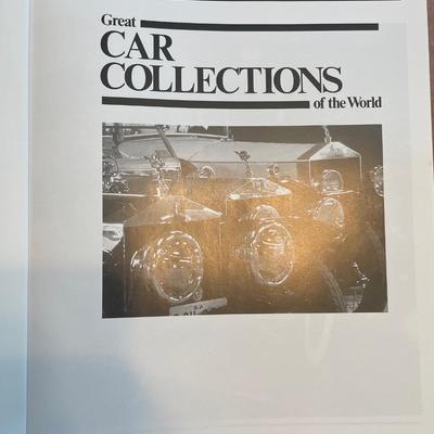 1986 Great Car Collections of the World; Hardover; ISBN 0831740671 English Mint Condition