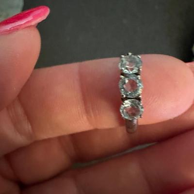 Loose stone and Mexican silver