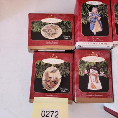 Lot of 8 Hallmark Keepsake Christmas Tree ornaments Marjolein Bastin