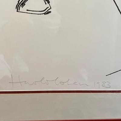 Signed Harold Cohen Original Print (O-MK)