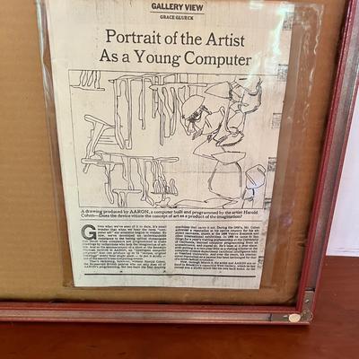Signed Harold Cohen Original Print (O-MK)