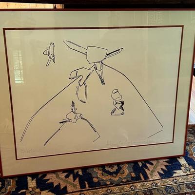 Signed Harold Cohen Original Print (O-MK)