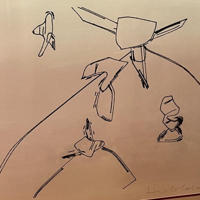 Signed Harold Cohen Original Print (O-MK)