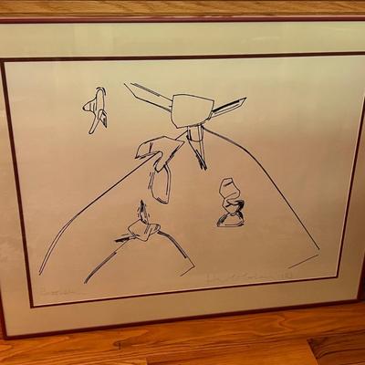 Signed Harold Cohen Original Print (O-MK)