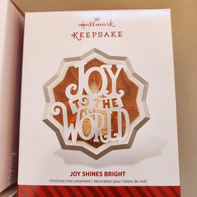 Lot of 3 Hallmark Keepsake Christmas Tree ornaments Secret Santa Ball