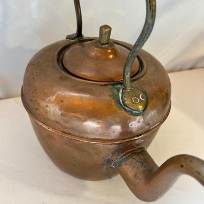 Brass Bucket & Copper Kettle (O-MK)