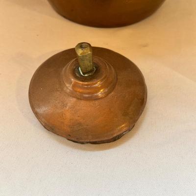 Brass Bucket & Copper Kettle (O-MK)
