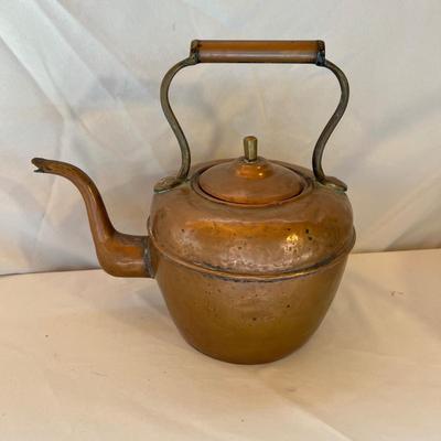 Brass Bucket & Copper Kettle (O-MK)
