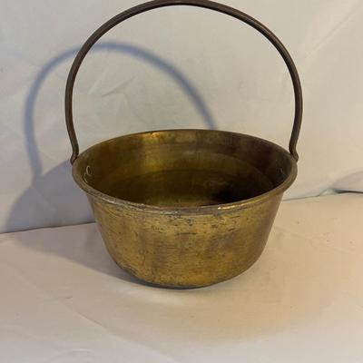 Brass Bucket & Copper Kettle (O-MK)