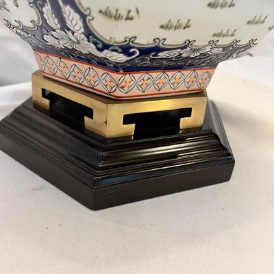 Asian Inspired Ceramic Vases & Lamp (O-MK)