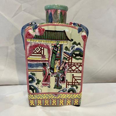 Asian Inspired Ceramic Vases & Lamp (O-MK)