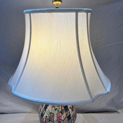 Asian Inspired Ceramic Vases & Lamp (O-MK)