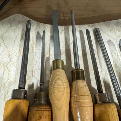 Lathe chisel set - 14 chisels - high quality