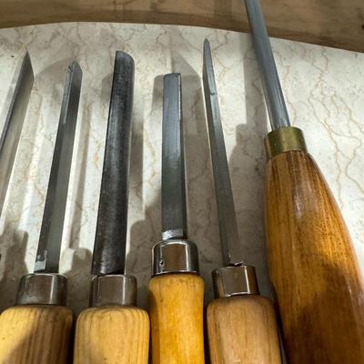 Lathe chisel set - 14 chisels - high quality