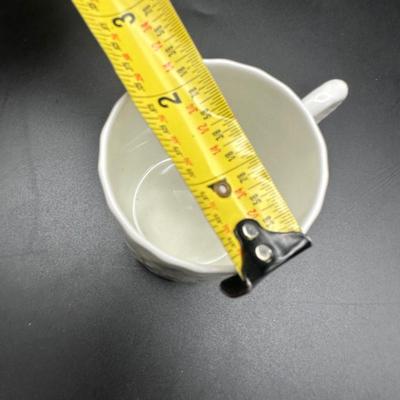 Vintage AYNSLEY - Cottage Garden, Bone China Demitasse Cups, Saucers, Creamer & Sugar