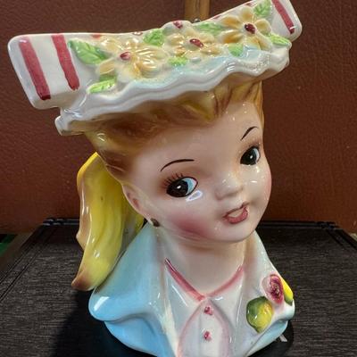 Lady Head Vase / Girl