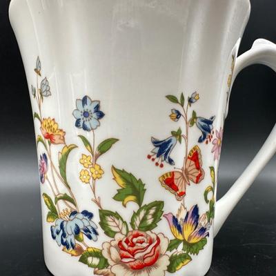 AYNSLEY Bone China Coffee & Teacups with Saucers - (30) Piece Set