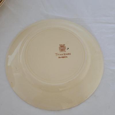 Set of Royal Adams Ivory England Titian Ware China (K-CE)