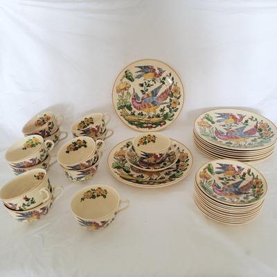 Set of Royal Adams Ivory England Titian Ware China (K-CE)