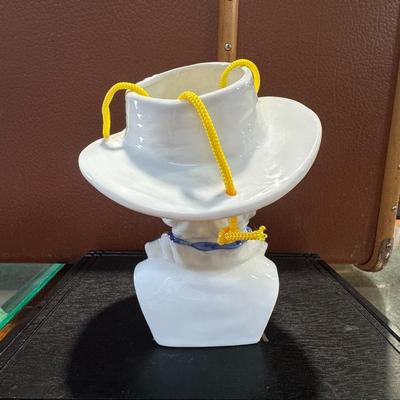 Lady head vase