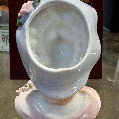 Lady Head Vase / planter