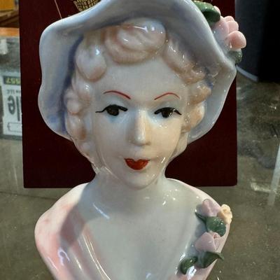 Lady Head Vase / planter