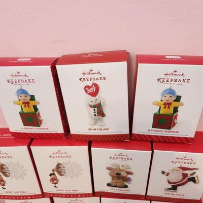 Lot of 11 Hallmark Keepsake Christmas Tree ornaments