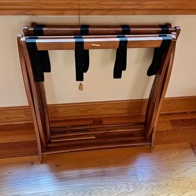 Wooden Luggage Racks & Tray (O-MK)