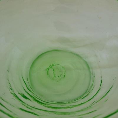 Two Uranium Glass Bowls (K-CE)